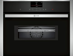 N 90, BUILT-IN COMPACT OVEN WITH MICROWAVE FUNCTION, 60 X 45 CM, STAINLESS STEEL C17MS32H0B
