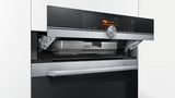 iQ700, Built-in compact oven with steam function, 60 x 45 cm, Stainless steel CS656GBS7B