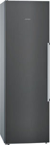 iQ500, free-standing fridge, 186 x 60 cm, Black stainless steel KS36VAXEP