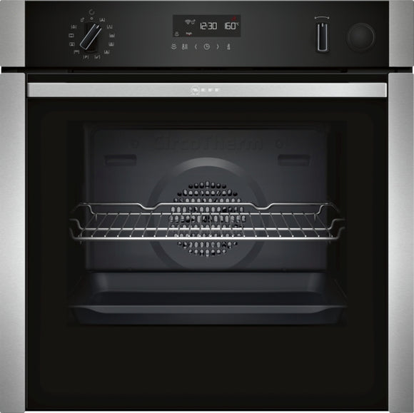 N 50, BUILT-IN OVEN WITH ADDED STEAM FUNCTION, 60 X 60 CM, STAINLESS STEEL B3AVH4HH0B