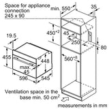 N 70, BUILT-IN MICROWAVE, 60 X 45 CM, STAINLESS STEEL C17UR02N0B