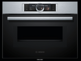 BOSCH SERIES 8, 60 x 45 cm, COMPACT OVEN/MICROWAVE, STAINLESS STEEL CMG656BS1 BUILT IN