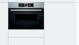 BOSCH SERIES 8, 60 x 45 cm, COMPACT OVEN/MICROWAVE, STAINLESS STEEL CMG656BS6B BUILT IN