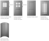 MADISON Light Oak Doors & Drawerfronts - Made To Order