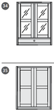 BELGRAVIA Sanded Doors & Drawerfronts - Made To Order Doorset