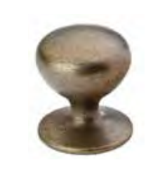 Oxford Knob Bronze Antique 32mm