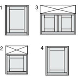 BELGRAVIA Sanded Doors & Drawerfronts - Standard Size