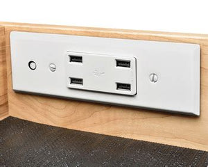 Docking Drawer 4 USB-A White