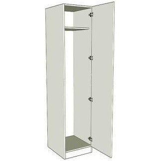 FLATPACK WARDROBE - MADE TO MEASURE - WHITE, IVORY - CHOICE OF EDGINGS